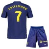 Camisola Atlético Madrid Griezmann 7 Criança 2º Equipamento 2025-26 Manga Curta